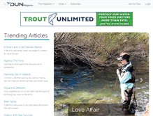 Tablet Screenshot of dunmagazine.com